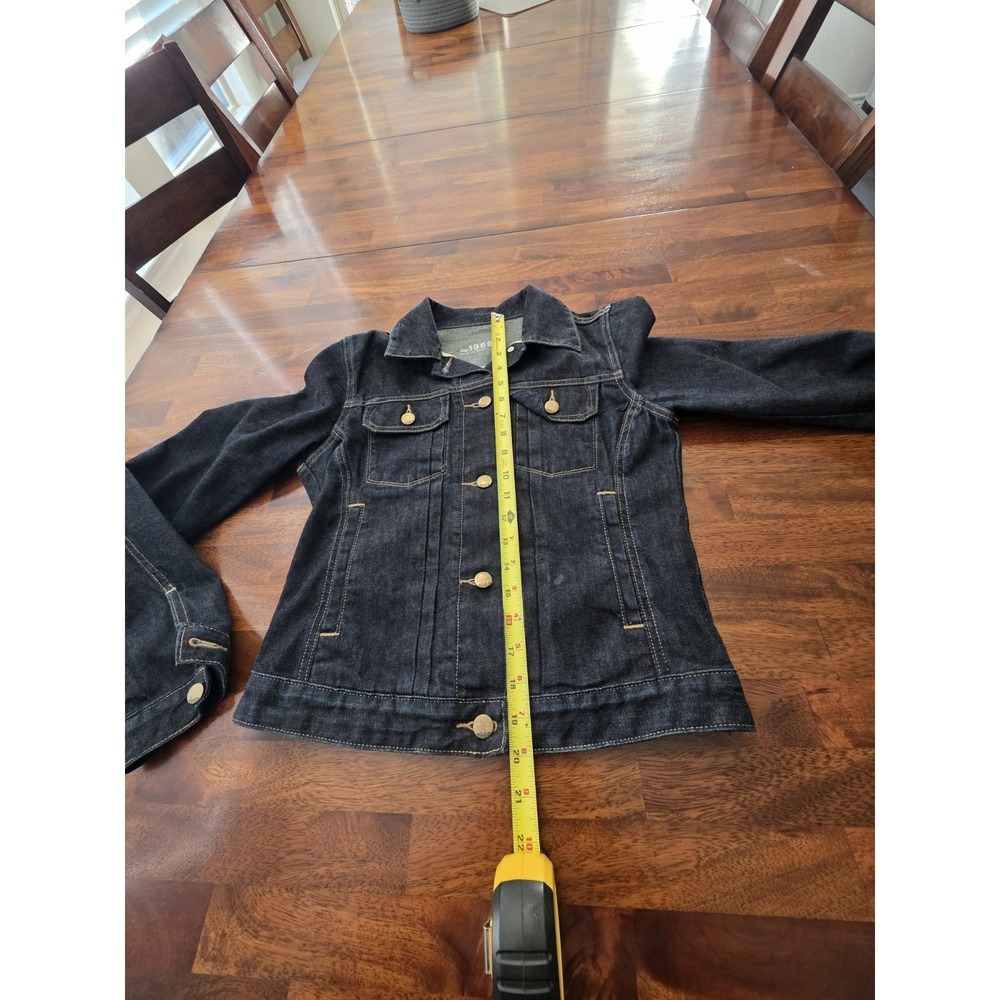 Gap 1969 Women's Blue Denim Jacket, Classic Fit, Button-Up, Size‎ small.  Sku 98 - Picture 8 of 10